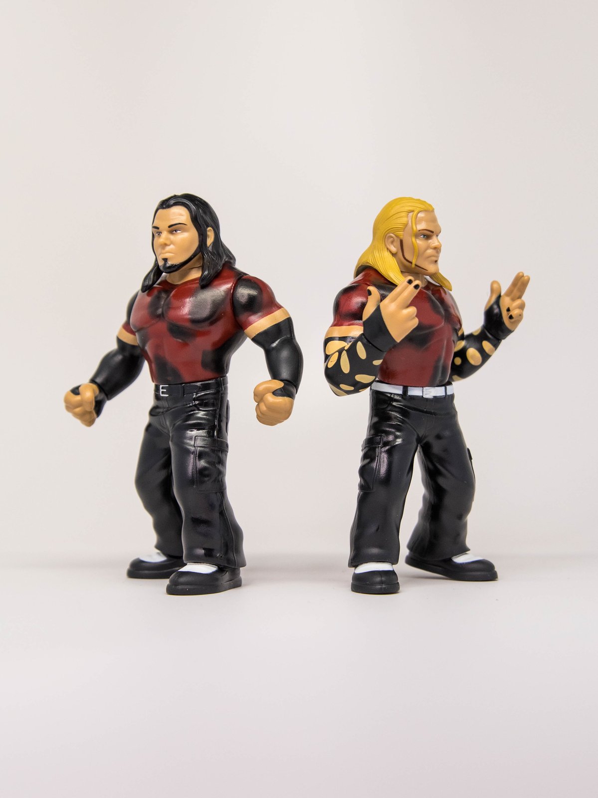 ハーディーボーイズ　フィギュアセット Matt Hardy & Jeff Hardy Retro Wrestle-Something Wrestlers Series 4